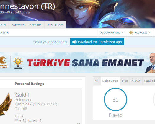 TR GOLD 1 34LP 63 WR I DİAMOND ELO 24K MAVİ ÖZ