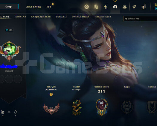 100+ lvl Rank Kasmalık Temiz Hesap