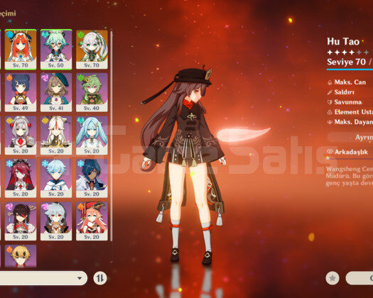 Rank 39 5x5 Nahida nilou hu tao Aqua