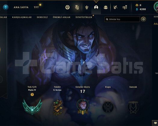 TR PLAT 4 77WR I YÜKSEK MMR BOL KOSTÜMLÜ SMURF