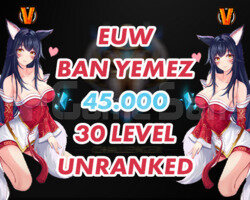 EUW 40K+ MAVİ ÖZ 30 LEVEL UNRANKED