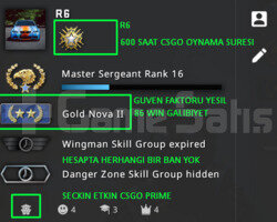 CSGO PRIME RANK ACIK 600 SAAT GUVEN FAKTORU YESIL