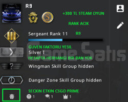PRIME CSGO | RANK ACIK YESIL FAKTOR | +300 TL OYUN