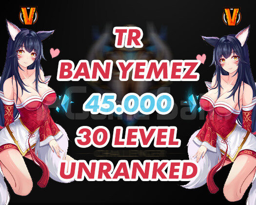 TR 45K+ MAVİ ÖZ 30 LEVEL UNRANKED