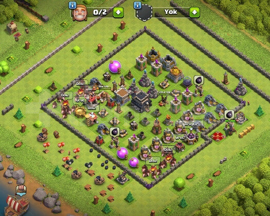 Clash of Clans9 .LVL BLD Binası 38 Lvl Hesap