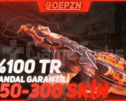 VANDAL GARANTİLİ 150-300 Skin Vip TR RANDOM