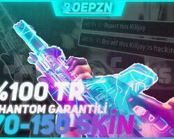 PHANTOM GARANTİLİ 70-150 Skin Vip TR RANDOM