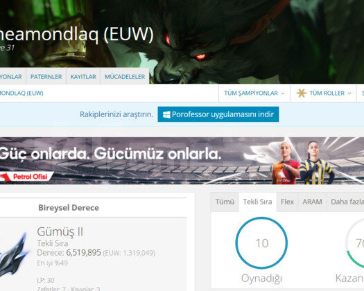 EUW 7W 3L 70WR SMURF HESAP