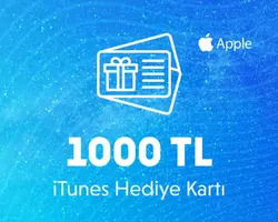 Apple Store iTunes 1000 TL Hediye Kartı