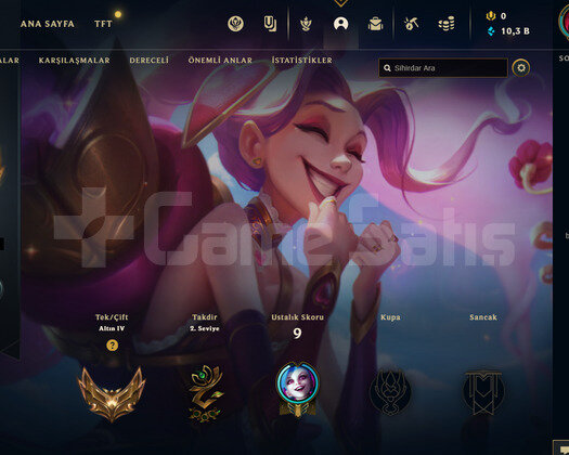TR 72 WR Gold 4 | 2 Kostüm - 10K Mö | LoL Hesap