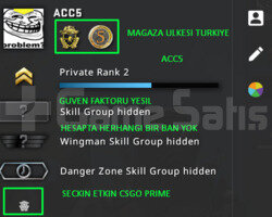 2 MADALYA | PRIME CSGO | MAGAZA TR YESIL FAKTOR