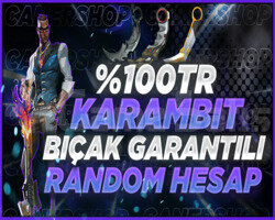 TR SUNUCU KARAMBİT BIÇAK GARANTİ DOPDOLU HESAP