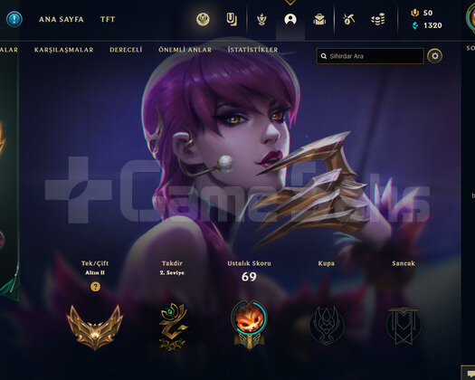 TR Gold 2 | 17 Kostüm - 55 Hero | LoL Hesap