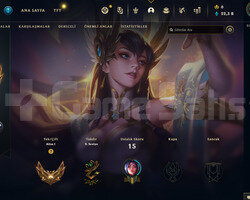 TR Gold 1 | 3 Kostüm - 22K Mö | LoL Hesap