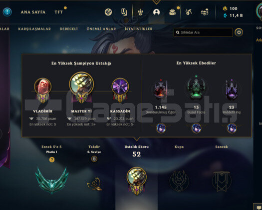 TR PLAT 1 I 200K MASTER CHALLENGER MMR FLEX 11K M