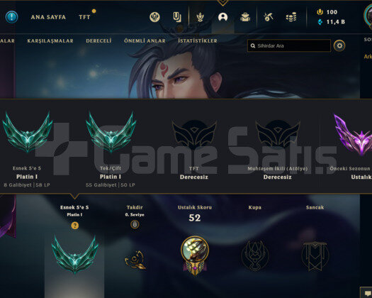 TR PLAT 1 I 200K MASTER CHALLENGER MMR FLEX 11K M