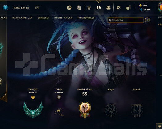TR PLAT 4 65 WR I HİGH MMR BOL KOSTÜM BOL ŞAMPİYON