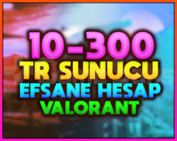 TR SUNUCU 10-300 SKİN FULL ENVANTER VİP FULL