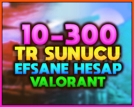 TR SUNUCU 10-300 SKİN FULL ENVANTER VİP FULL