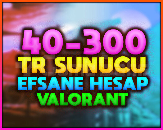 TR SUNUCU 40-300 SKİN FULL ENVANTER VİP FULL