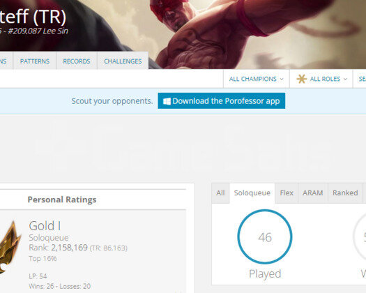 TR GOLD 1 54 LP 57WR I HİGH MMR 37 CHAMP-2 KOSTÜM