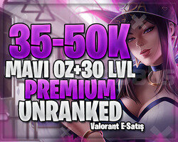 TR 35K+ MAVİ ÖZ 30 LEVEL UNRANKED