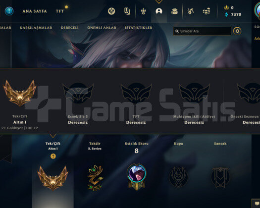 TR GOLD 1 100LP I 70 WR YÜKSEK ELO