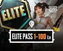 PUBG Mobile A18 Elite Pass Plus RP 1-100 Lv TR