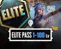 PUBG Mobile A20 Elite Pass Plus RP 1-100 Lv TR