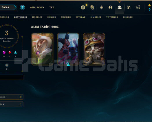 TR GOLD1 16WİN 3 KOSTÜM SMURF