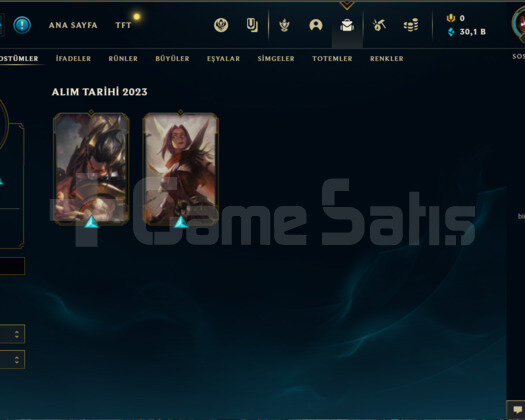 TR GOLD 3 I HİGH MMR 30K MAVİ ÖZ