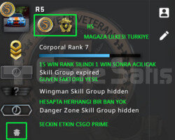 CSGO PRIME RANK ACIK YESIL FAKTOR MAGAZA TR