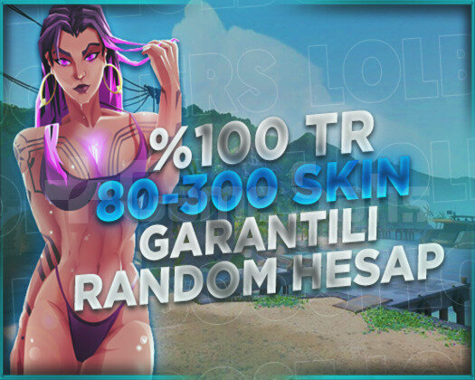 TR BÖLGE 80-300 SKİN FULL+FULL VİP HESAPLAR +3000