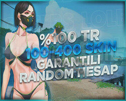 TR BÖLGE 100-400 SKİN FULL+FULL VİP HESAPLAR +3000