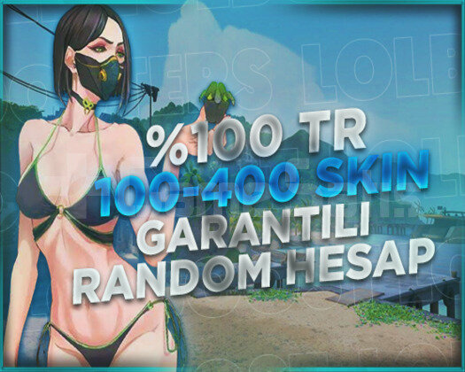 TR BÖLGE 100-400 SKİN FULL+FULL VİP HESAPLAR +3000