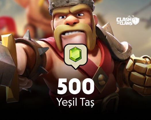 Clash of Clans 500 Yeşil Taş