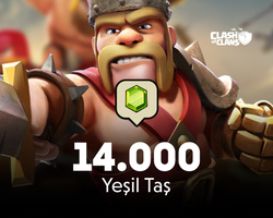 Clash of Clans 14000 Yeşil Taş