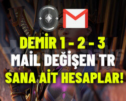 DEMİR 1 - 3 ARASI MAİL DEĞİŞEN RANKED HAZIR HESAP