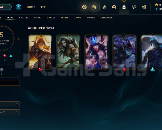 EUW Gold 4 | 5 Kostüm - 26 Hero | LoL Hesap