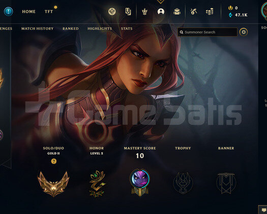 EUW Gold 2 | 4 Kostüm - 47K Mö | LoL Hesap