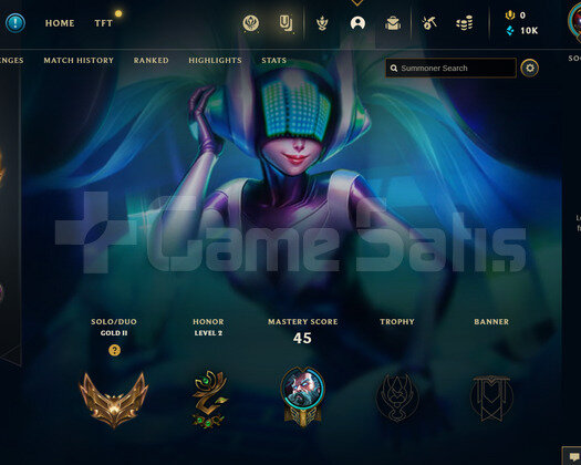 EUW Gold 2 | 6 Kostüm - 37 Hero | LoL Hesap