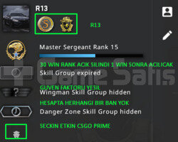 2 MADALYA | RANK ACIK PRIME CSGO | YESIL FAKTOR