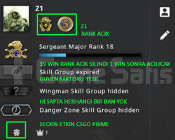 2 MADALYA | RANK ACIK PRIME CSGO | YESIL FAKTOR