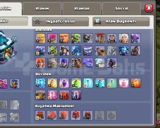 209 Level TH13 MAX KÖY