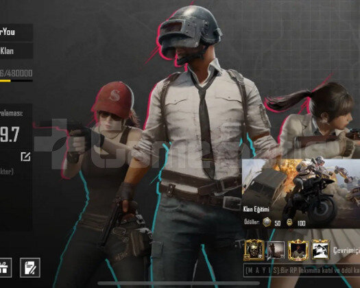 8.8 SEVİYE KLAN & PUBG MOBİLE & HEMEN TESLİM!!