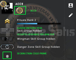CSGO PRIME | MAGAZA ULKESI TURKIYE | YESIL FAKTOR