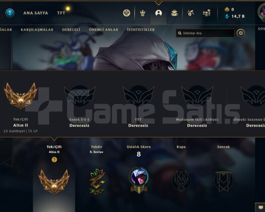TR GOLD 2 75LP 68WR I DİAMOND ELO 15K MAVİ ÖZ