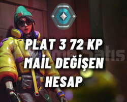 PLAT 3 72 KP MAİL DEĞİŞEN SANA ÖZEL HESAP