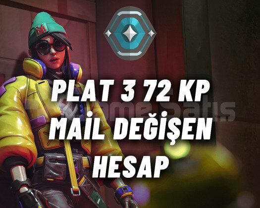 PLAT 3 72 KP MAİL DEĞİŞEN SANA ÖZEL HESAP
