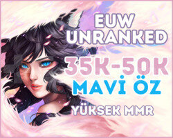 EUW - UNRANKED 30 LEVEL HESAP